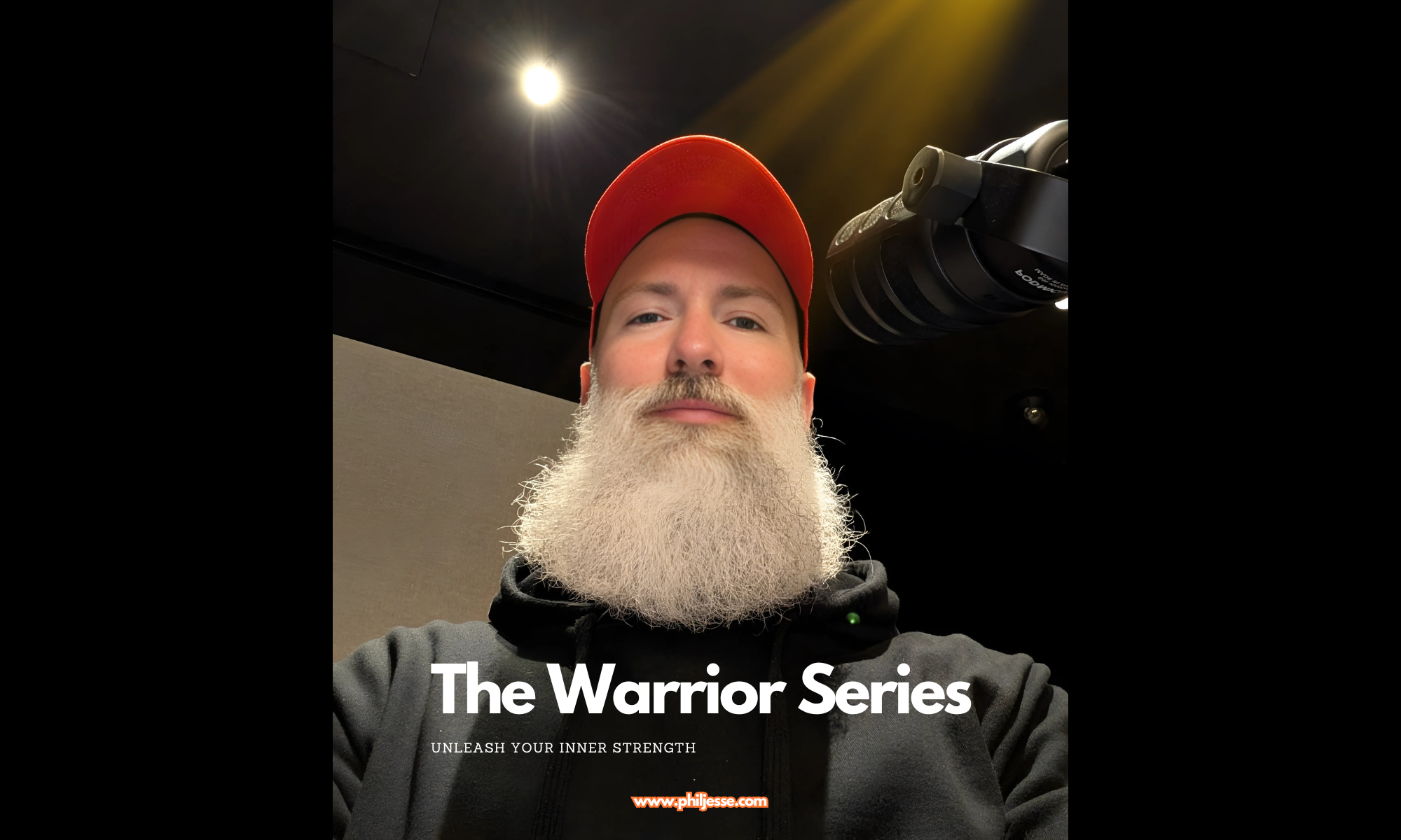 Phil Jessé, Recording the Warrior Series on a Rode PodMic USB and Rode DS2 Desktop Studio Arm